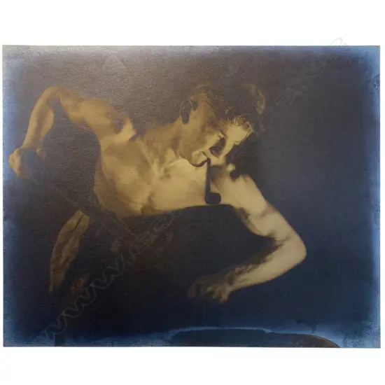 Reg P Bell (-1985) - Miner with pipe